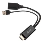 HDMI-DisplayPort adapterkaabel Akasa AK-CBHD24-25BK