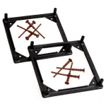 Kinnituskomplekt Noctua NA-SFMA1 &mdash; universaalne must kinnituskomplekt, 2 tk
