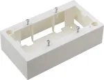 JAVEL Surface-Mounted Double Box 4-Module M45 White