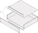 SCHROFF EMC tihendikomplekt MultipacPRO 3U 42HP - EMI/RFI varjestus 20860130
