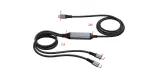 ALLNET USB-C PD laadimise jaotur 100W (70W+30W) ainult laadimiseks, must S217890