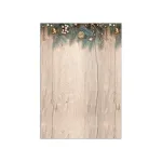 SIGEL J&otilde;uluteemaline kirjapaber Golden Greens muster DIN A4 - 90 g/m&sup2; - A4 (DP664)
