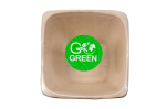 Gogreen kompostitavad suhkruroost kausid 1300 ml, ruudukujulised, 5 tk