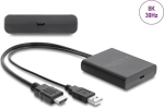 Delock 64383 adapter HDMI pistik USB Type-C pesa (DP Alt Mode), 8K HDR