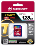 Transcend 128 GB SDXC UHS-I 600x TS128GSDXC10U1 v&auml;lkm&auml;lu