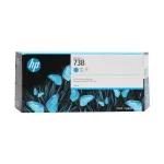 HP 738 DesignJet tindikassett, ts&uuml;aan, 300 ml (676M6A)
