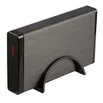 i-tec MYSAFE Advanced 3,5-tolline USB 3.0, HDD-korpus, 3,5 tolli, Serial ATA, Serial ATA II, Serial ATA III, 5 Gbit/s, USB-&uuml;henduvus, Must, Metallik