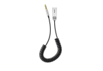 Baseus BA01 Bluetooth 5.0 heliadapter, USB Type-A 3,5 mm AUX-ile, CABA01-01, must