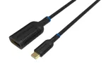 Microconnect MC-USBCDP-A USB-C &ndash; DisplayPort adapterkaabel, DisplayPort 1.2, 0,2 m, must