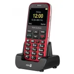 Doro Primo 368 mobiiltelefon, 2,3 tolli, 3 MP, 1000 mAh, punane