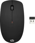HP X200 juhtmevaba hiir 6VY95AA, optiline, 2,4 GHz, USB-vastuv&otilde;tja, must