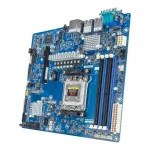 Gigabyte MC13-LE1 serveri emaplaat, AMD B650E, Socket AM5 (AMD EPYC 4004/Ryzen 7000/9000), micro-ATX, 4x DIMM, 4x SATA, 1x M.2, 2x 10GbE, IPMI
