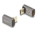 DeLOCK USB-adapter 40 Gbps USB USB-C PD 3.0 100 W isane emasele nurga all 8K 60 Hz metallist