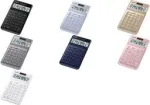 Casio JW-200SC - Lauaarvuti kalkulaator - 12-kohaline - p&auml;ikesepaneel, aku - Must (JW-200SC-BK)