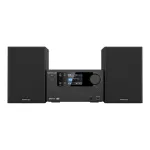 Kenwood M-725DAB-B Heim-Audio-Mikros&uuml;steem 25 W Must (M725DABB)