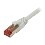 patch-kaabel RJ45 - CAT6 250 Mhz - 3 m hall - S-STP (S/FTP) - TPE/LSZH (Superflex) - Synergy 21 -