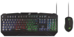 MediaRange MRGS102 m&auml;nguklaviatuuri ja hiire komplekt USB QWERTZ must RGB
