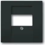 Busch-Jaeger 1710-0-3613. Produktfarbe: Anthrazit, Markenkompatibilit&auml;t: Universal, Design: konventionell. Breite: 63 mm, H&ouml;he: 63 mm (1710-0-3613)