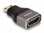 DeLOCK HDMI adapter Mini-C isane A emasele 8K 60 Hz hall metall