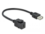 Keystone-moodul DeLOCK 86384 tasane must USB C