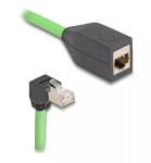 V&otilde;rgukaabel DeLOCK 80888 RJ-45 Cat6a 5m Must Roheline