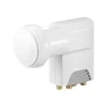 Wentronic Goobay universaalne Quad LNB, valge/hall, 67272