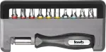 Kruvikeeramisotsakute komplekt KWB Industrial Steel Standard Handy Bit Box