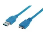 ShiverPeaks BS77191 USB-kaabel, USB 3.0 (3.1 Gen 1), USB-A &ndash; Micro-USB B, isane/isane, nikkel, sinine