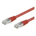 Wentronic Goobay CAT 5e patch-kaabel, SF/UTP, punane, 3 m - CCA vasksegu (68034)