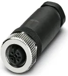 Phoenix Contact 1696439 juhtmepistik M12 must - roostevaba teras (1696439)