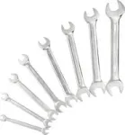 Mutriv&otilde;tmekomplekt ks tools 512.0208 &mdash; lahtised topeltmutriv&otilde;tmed, 8 tk