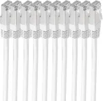 shiverpeaks BS75711-H0.5W-SET10 v&otilde;rgukaabel valge 0,5 m Cat6 S/FTP (S-STP) (BS75711-H0.5W-SET10)