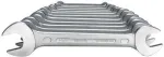 Gedore 6078350 Kahepoolsete lehtv&otilde;tmete komplekt, 12 tk, 6-34 mm, DIN 3110