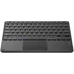 Blackview K2 Bluetooth-klaviatuur, 242.3х168.7х6.5, Bluetooth 3.0, aku 280 mAh, Windows, Android, iOS, must