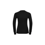 Odlo BL TOP &uuml;mara kaelusega pikkade varrukatega ACTIVE WARM ECO naiste T-s&auml;rk, suurus S, must