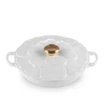 Le Creuset gourmet professional pot flower 26 cm valge