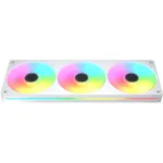 COUGAR Unity360-FB 360 mm &uuml;he raamiga ARGB PWM vastupidise suunaga ventilaator, 120 mm x3, 700&ndash;1600 RPM, FDB, valge