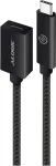 ALOGIC - USB-kaabel - USB-C (W) isasele USB-C (M) - USB 3.1 Gen 2 - 50 cm - must (MU31CC-EXT-050BLK)
