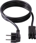 BACHMANN seadme toitejuhe maandatud pistiku/seadme pistikupesaga GST18-3, must, 7 m (375.1292)