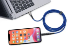 Laadimiskaabel TROIKA SPEEDY XL USB-C 2 m sinine