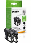 Kassetikomplekt KMP Brother LC-223BK must Doppelp. 2x550S