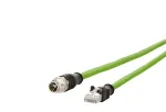 METZ CONNECT 142M2X15010 v&otilde;rgukaabel Roheline