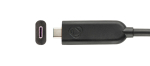 USB-C&ndash;USB-C kaabel Kramer Electronics CLS-AOCU32/FF-35 USB 3.2 Gen 2 10 Gbit/s 10,7 m Must