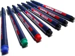 Edding 1800 profipen - suletav geelpliiats - roheline - sinine - plast - 0,7 mm - metall (4-180007003)