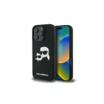 Karl Lagerfeld KLHMP16XSKCHPPLK iPhone 16 Pro Max 6.9 Must k&otilde;va kate silikoonist Double Heads Print MagSafe
