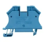 Weidm&uuml;ller WDU 16N BL l&auml;biviik-klemmliist, 16 mm&sup2;, 76 A, kruvi&uuml;hendus, sinine, 50 tk
