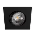 SYNERGY21 LED s&uuml;vistatav laevalgusti Helios Must - Ruudukujuline + Kallutatav - Soe valge