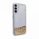 iLike Samsung Galaxy A14 5G Silicone Case Water Glitter Gold