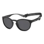Polaroid PLD7050S003 Unisex Ristk&uuml;likukujulised P&auml;ikeseprillid - Must Raam, Hallid Polariseeritud L&auml;&auml;tsed