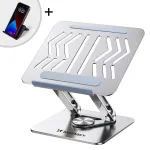 Wozinsky 360&deg; Silver Laptop Stand with Phone Holder